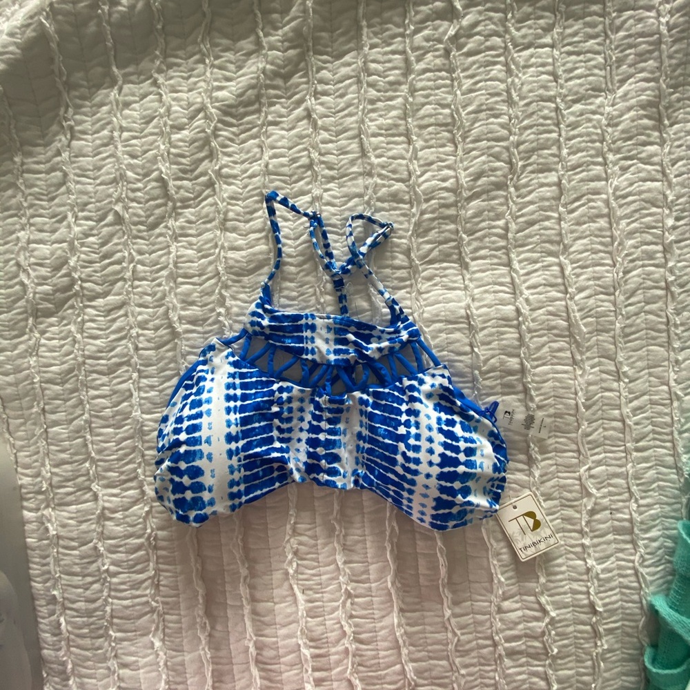 Bikini top tye dye